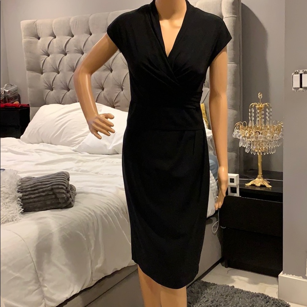 Julian Taylor black office dress
